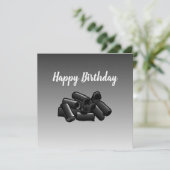 Licorice Flat Verjaardagskaart Kaart (Staand voorkant)