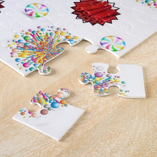 Licorice Jigzaag Puzzle Legpuzzel (Zijkant)