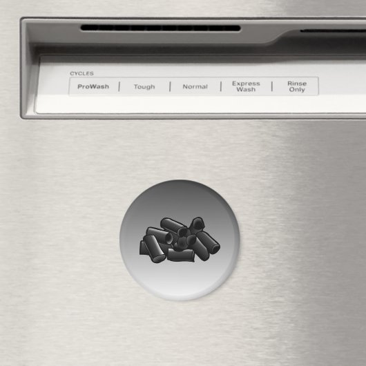 Licorice on a Circle Magnet (Insitu (Vaatwasser))