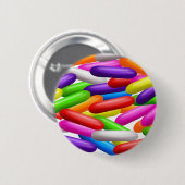 Licorice Ronde Button 5,7 Cm (Voorkant /achterkant)