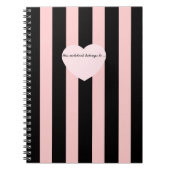 Licorice Stripes Notitieboek (Voorkant)