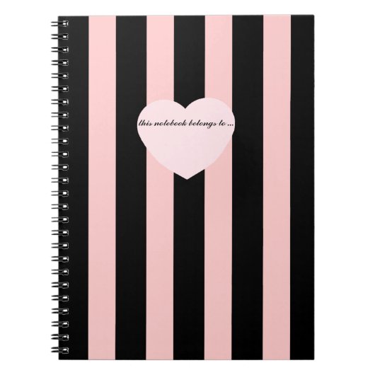 Licorice Stripes Notitieboek (Voorkant)