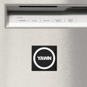 Licorice Yawn Brand Fridge Magnet (Insitu (Vaatwasser))