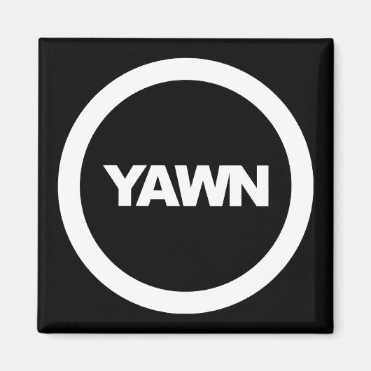 Licorice Yawn Brand Fridge Magnet (Voorkant)