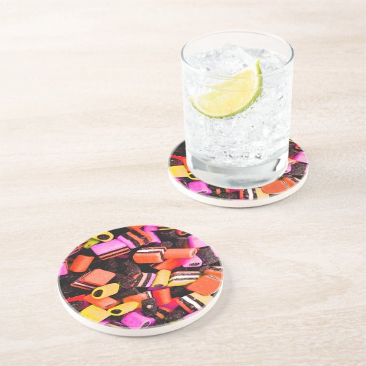 LICORICE ZANDSTEEN ONDERZETTER (Zijkant)