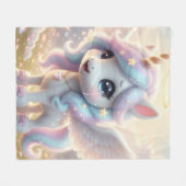 licorne 1 fleece deken (Voorkant (Horizontaal))