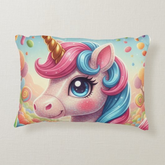 licorne 4 accent kussen (Achterkant)