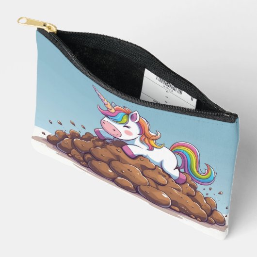 Licorne Caca Arc-en-Regenboog Etui (Open)