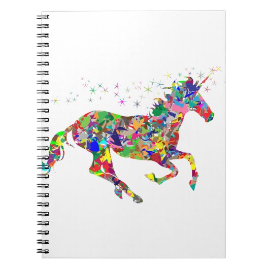 Licorne Rainbow Notitieboek (Voorkant)