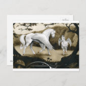 Licornes Briefkaart (Voorkant / Achterkant)