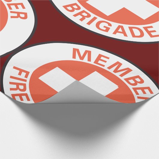 Lid-brandweer Cadeaupapier