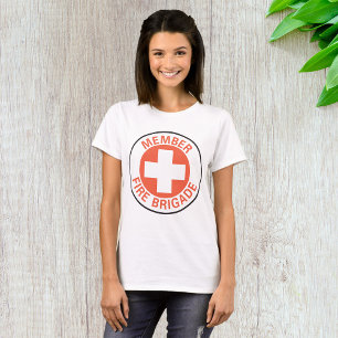 Lid Brandweer Rode Kruis Brandweerman T-shirt