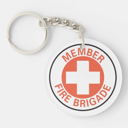 Lid-brandweer Sleutelhanger (Voorkant)