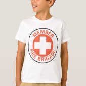 Lid-brandweer T-shirt (Voorkant)