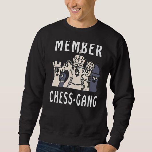 Lid Chess Gang Chess Game Trui (Voorkant)