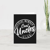 Lid Cool Uncles Club  Vaders Dag Kaart (Voorkant)