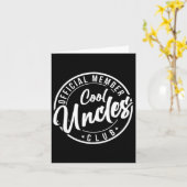 Lid Cool Uncles Club  Vaders Dag Kaart (Gele Bloem)