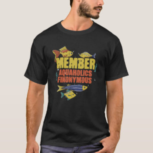 Lid Finonymous Vissenkom Aquarium Vissen verzorgen T-shirt