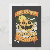 Lid Ghost Squad Grappige bijpassende neef Hallowee Kaart (Voorkant)