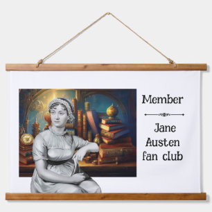 Lid Jane Austin fanclub Hangend Wandkleed