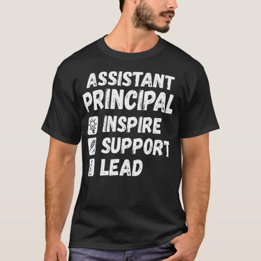 Lid Leidinggevend Inspireer Steun T-shirt (Voorkant)