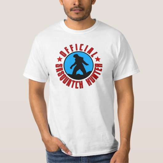 Lid T-Shirt - Officiële Sasquatch Hunter! (Voorkant)