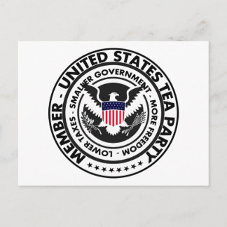 Lid: Tea Party Verenigde Staten Briefkaart