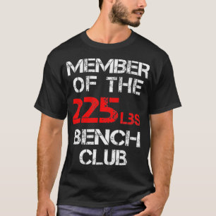 Lid van de 225lbs Bench Club T-shirt