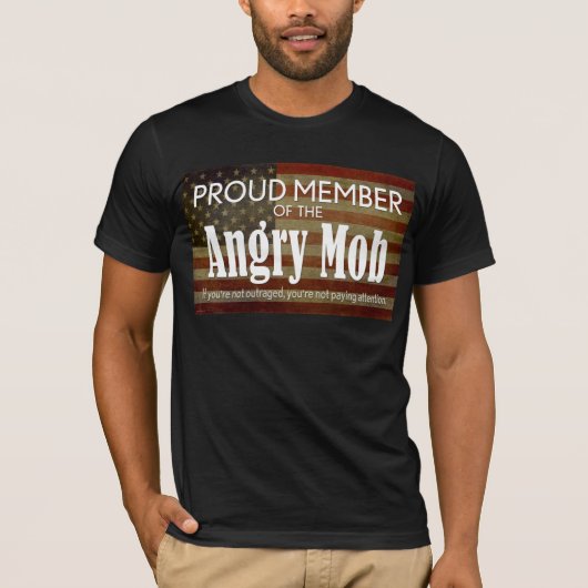 lid van de Angry Mob T-shirt (Voorkant)