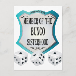 lid van de bunco sisterhood briefkaart