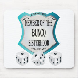 lid van de bunco sisterhood muismat