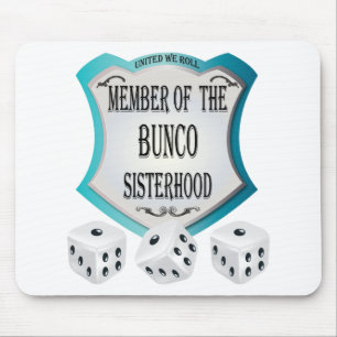 lid van de bunco sisterhood muismat