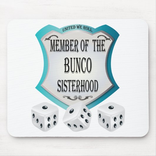 lid van de bunco sisterhood muismat (Voorkant)