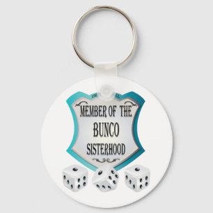 lid van de bunco sisterhood sleutelhanger