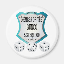 Lid van de Bunco Zusterschap Dice Magnet