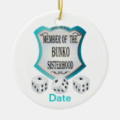 Lid van de Bunko Sisterhood Keramisch Ornament (Voorkant)