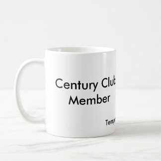 Lid van de Century Club Koffiemok