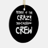 Lid van de Crazy Cousin Keramisch Ornament (Rechts)