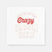 Lid van de Crazy neef Bemanner Zuster Gif Servet (Voorkant)