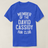 Lid van de David Cassidy Fan Club T-shirt (Design voorkant)