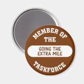 Lid van de Extra Mile Task Force Magneet (Voorkant / Achterkant)