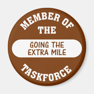 Lid van de Extra Mile Task Force Magneet