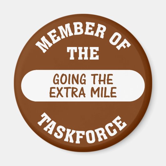 Lid van de Extra Mile Task Force Magneet (Voorkant)