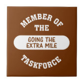 Lid van de Extra Mile Task Force Tegeltje (Voorkant)