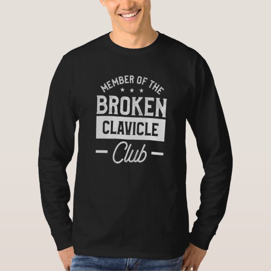 Lid Van De Gebroken Sleutelbeen Club Gebroken Bot T-shirt (Voorkant)
