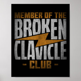 Lid Van De Gebroken Sleutelbeen Club - Herstel cit Poster