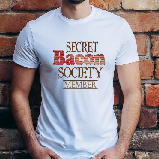 Lid van de Geheime Bacon Maatschappij T-shirt