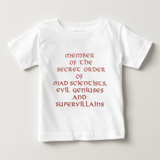 Lid van de geheime order baby's T-shirt (Voorkant)