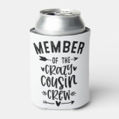 Lid van de gekke neef bemanning blikjeskoeler (Blikje Voorkant)