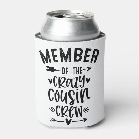 Lid van de gekke neef bemanning blikjeskoeler (Blikje Voorkant)